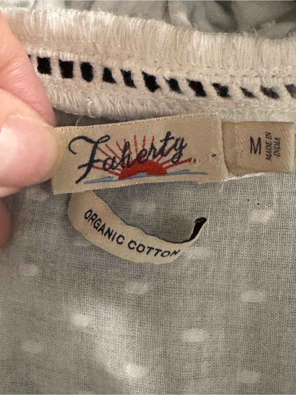 Faherty Wila Top / Size Medium / Women's Top - Picture 4 of 11